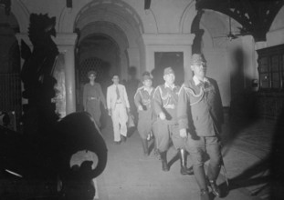 RECORD DATE NOT STATED  The War in the Far East- the Burma Campaign 1941-1945 The Surrender Ceremony at Rangoon 28 Augus