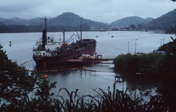 Panama Kanal Panama 05 97 mapo Land Amerika Mittelamerika Panama Reise Landschaft Kanal Wasser Nat