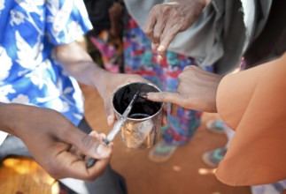 Reception Center im Fluechtlingslager in Dadaab in Kenia. Hier werden neu ankommende Fluechtlinge erstmals registriert