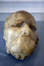 Weimar 07 08 2014 Totenmaske Nietzsches von Curt Stoeving 1900 Anlässlich des 170 Geburtstages v