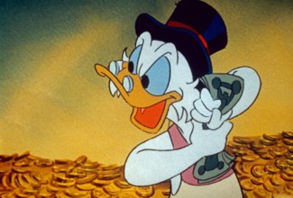 DuckTales aka Duck Tales Neues aus Entenhausen Zeichentrickserie 1987 1990 Porträt Dagobert