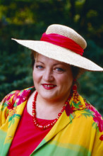 Marianne Sägebrecht Marianne Sägebrecht, populäre deutsche Schauspielerin und Kabarettistin, Portrait, 1992., München De