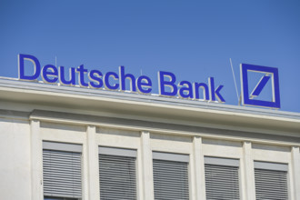 Deutsche Bank, Stiftsplatz, Kaiserslautern, Rheinland-Pfalz, Deutschland