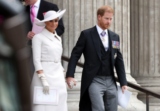 Thronjubiläum der Queen - Königliche Familie bei Gottesdienst in der St. Paul s Cathedral in London Meghan Markle The Du