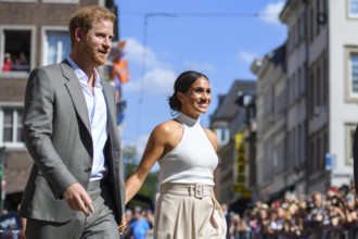 Prinz Harry und Meghan in Düsseldorf Prinz Harry und Meghan, der Herzog und die Herzogin von Sussex, kommen am 6. Septem