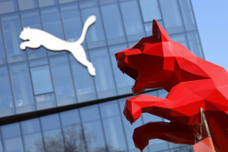 Die Frankreich-Zentrale von Puma auf dem alten Messegelände in Straßburg. Puma ist ein börsennotierter deutscher Herstel