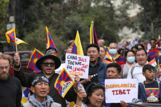 Tibetan Uprising Day, in India