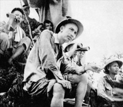 RECORD DATE NOT STATED Vietnam: Ho Chi Minh at a military command post in northern Tonkin during the First Indochina War