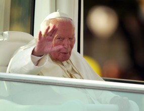 Papst Johannes Paul II POL anlässlich eines Besuchs in Rijeka Kroatien