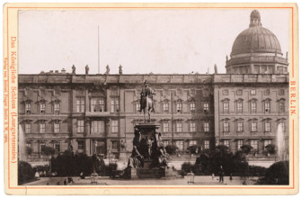 Unknown photographer, Berlin city palace (without dat.): Lustgartenite. Photo, 11.1 x 16.9 cm (including scan edges) unb