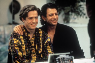 NEUN MONATE Nine Months USA 1995 Szene mit HUGH GRANT als Samuel Faulkner und JEFF GOLDBLUM als