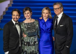 European Premiere of Mary Poppins Returns London UK Lin Manuel Miranda Emily Mortimer Emily Blun