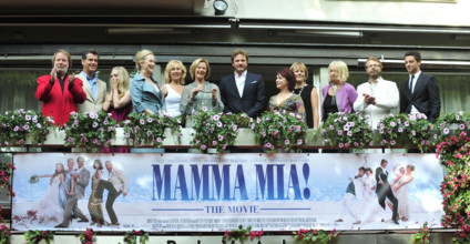 Benny Andersson, Pierce Brosnan, Amanda Seyfried, Meryl Streep, Agnetha Fältskog, HSH Princess Anni-Frid Reuss, Christin
