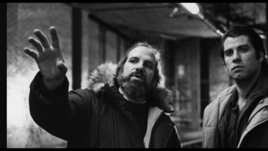 De Palma (2015) - filmstill De Palma (2015) Brian De Palma & John Travolta on the set of Carrie (1976) - - - EDITORIAL U