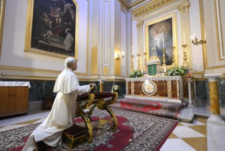 ITALY - POPE LEO XIV PRESIDES OVER A MASS  IN THE CATHEDRAL OF ST PANCRAS IN ALBANO NEAR ROME - 2025/7/20