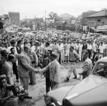 Korean War: First public meeting of the United Nations Commission on Korea, 1950. It was the first UN-affiliated public