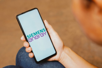 June 5, 2023, Brazil. In this photo illustration, the Siemens Energy AG logo is displayed on a smartphone screen. June 5