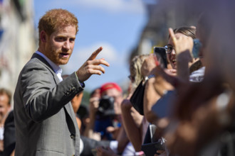 Prinz Harry und Meghan in Düsseldorf Prinz Harry und Meghan, der Herzog und die Herzogin von Sussex, kommen am 6. Septe
