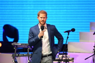 . 11/06/2019. London, United Kingdom. Duke of Sussex at Sentable Concert with Rita Ora. Prince Harry, Duke of Sussex at