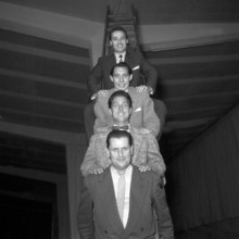 Die vier Mitglieder vom Comedien Quartett Herbert Imlau Fred Ritter Karl Heinz Nowak Werner Sc