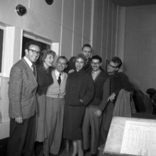 Mitarbeiter der NWDR Musikredaktion Hamburg 1954 Music editors at NWDR radio staion Hamburg 1954
