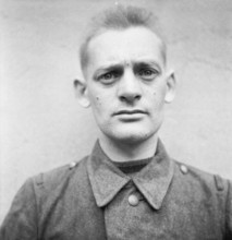 The Liberation of Bergen-belsen Concentration Camp 1945- Portraits of Belsen Guards at Celle Awaiting Trial, August 1945