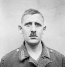 The Liberation of Bergen-belsen Concentration Camp 1945- Portraits of Belsen Guards at Celle Awaiting Trial, August 1945