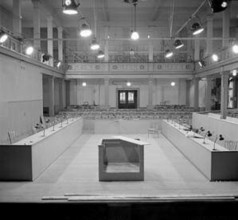 THE LIBERATION OF BERGEN-BELSEN CONCENTRATION CAMP: THE WAR CRIMES TRIAL OF FORMER BELSEN GUARDS, LUNEBURG, SEPTEMBER 19