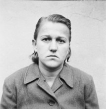 The Liberation of Bergen-belsen Concentration Camp 1945- Portraits of Belsen Guards at Celle Awaiting Trial, August 1945