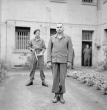 The Liberation of Bergen-belsen Concentration Camp 1945- Portraits of Belsen Guards at Celle Awaiting Trial, August 1945
