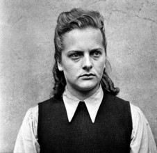 Irma Grese, who was in charge of the Bergen Belsen death cells; sentenced to deathTHE LIBERATION OF BERGEN-BELSEN CONCEN
