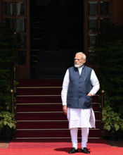PM Narendra Modi And New Zealand PM Christopher Luxon Meeting At Hyderabad House