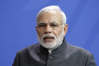 14.04.2015, Berlin, Deutschland - Empfang des indischen Premierministers Narendra Modi durch Bundeskanzlerin Angela Mer