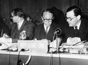 RECORD DATE NOT STATED OEEC Favors Continuation of European Payments Union. Photographs of Marshall Plan Programs, Exhib