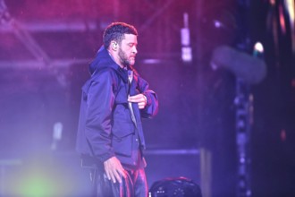 Berlin, Deutschland, 12.07.2025: Olympiastadion: Lollapalooza: Justin Timberlake *** Berlin, Germany, 12 07 2025 Olympia