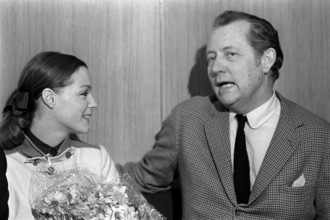 Schauspielerin Romy Schneider AUT und Axel Caesar Springer GER Axel Springer GmbH in Berlin A