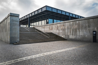 Berlin Mitte Tiergarten; das Kulturforum : die NEUE NATIONALGALERIE, Architekt: Mies van der Rohe Kulturforum *** Berlin