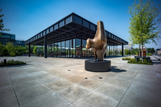 Berlin Mitte Tiergarten; das Kulturforum : die NEUE NATIONALGALERIE, Architekt: Mies van der Rohe - Sammlung Depotbestä