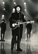 Italian singer and songwriter Zucchero Sugar Fornaciari, 1980s PUBLICATIONxNOTxINxITA
