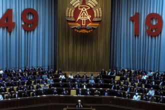 Bildnummer: 52237151  Datum: 07.10.1979  Copyright: imago/Sven Simon
Staatsratsvorsitzender Erich