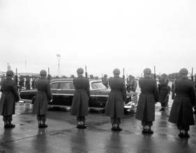 Trip to Europe: Arrival in Vienna, Austria 10:50AM; White House Army Signal Agency (WHASA) staff in Vienna. Austrian mil