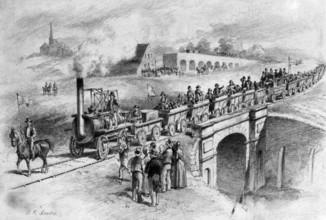 Bildnummer: 55840246  Datum: 01.01.1825  Copyright: imago/United Archives
Opening of the Stockton