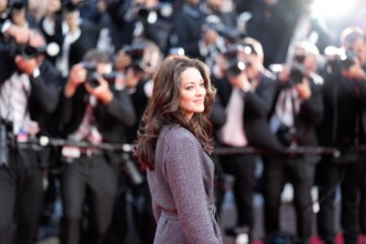 The Firebrand Red Carpet Premiere at the 76th Edition of the Cannes Film Festival Academy-Award winner Marion Cotillard