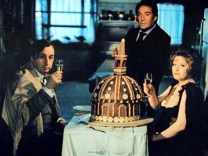 Philippe Noiret, Ugo Tognazzi, Andrea Ferreol 1973 UnitedArchives01357121