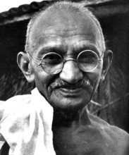 RECORD DATE NOT STATED India: Mohandas Karamchand Gandhi (1869-1948), pre-eminent political and ideological leader of In
