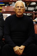 Mailand Giorgio Armani bei einem Basketballspiel PUBLICATIONxNOTxINxITA