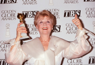 **FILE PHOTO** Angela Lansbury Has Passed Away. Angela Lansbury at the 49th Annual Golden Globe Awards at Beverly Hilton