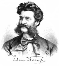 Johann Baptist Strauss, 1825-1899, Austro-German conductor and composer Johann Baptist Strauss, 1825-1899, Austro-German