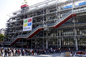 Centre national d art et de culture Georges Pompidou in Paris, 25.05.2018 *** Georges Pompidou in Paris 25 05 2018 Foto