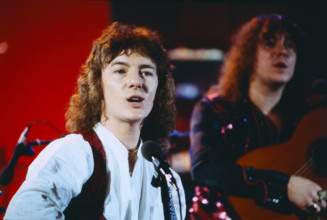 DISCO Disco, ZDF Musiksendung, Deutschland, 1978, Auftritt der britischen Pop Rock Band Smokie, mit Sänger Chris Norman.
